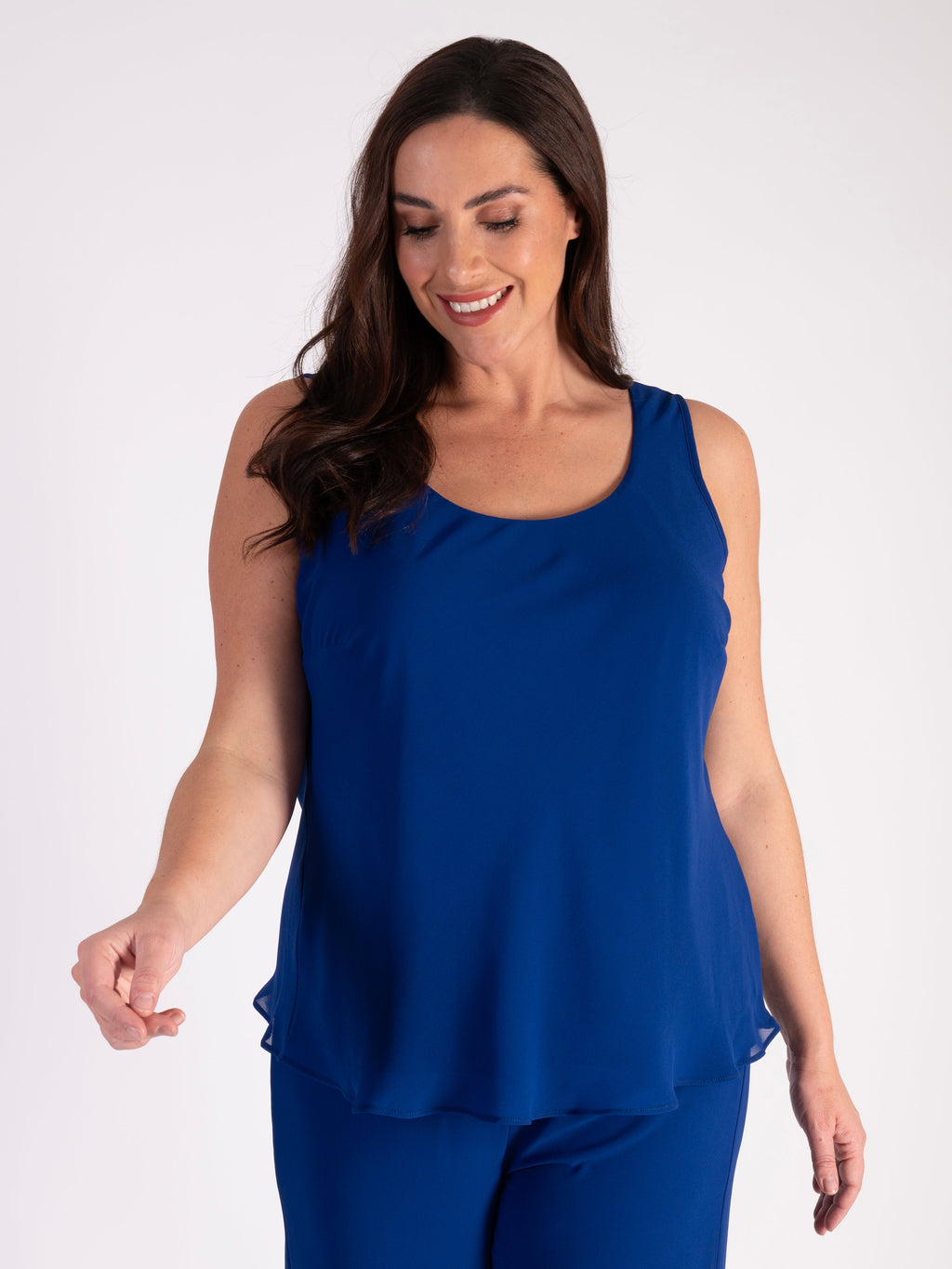 RESTOCKED Cobalt Chiffon Camisole