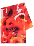 Red Sunset Inspired Print Lightweight Scarf