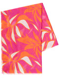Fuchsia/Orange Tropical Print Scarf