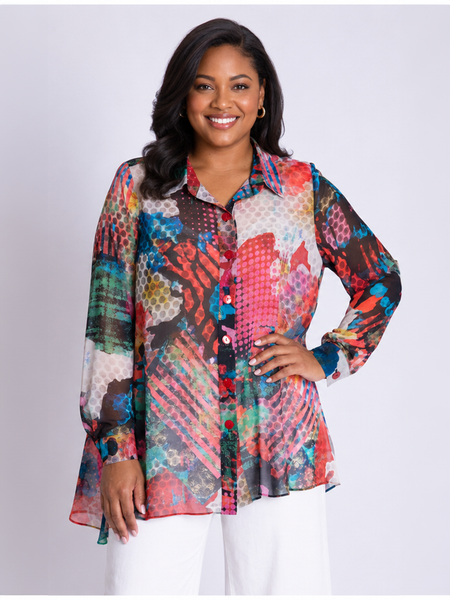 Multi Rio Print Blouse
