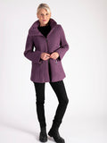 Hyacinth Cable Embroidered Quilted Coat