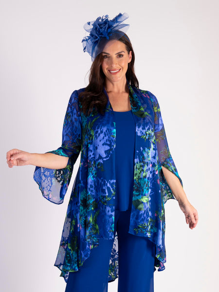 Marine Rose Feathers Fascinator