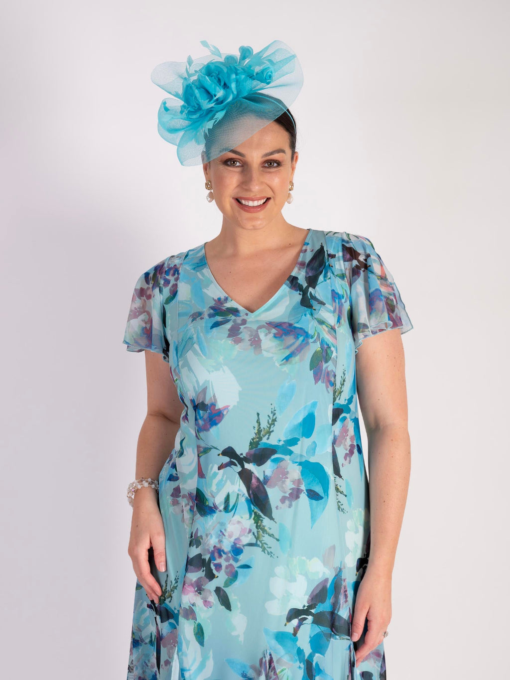 Rose Feathers Fascinator