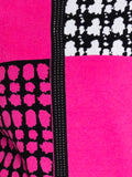 Black/Pink Pannelled Jumper with Diamanté Stripe Detail