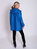 Franz Marc Tower of Blue Horses / Mid Blue Reversible Raincoat