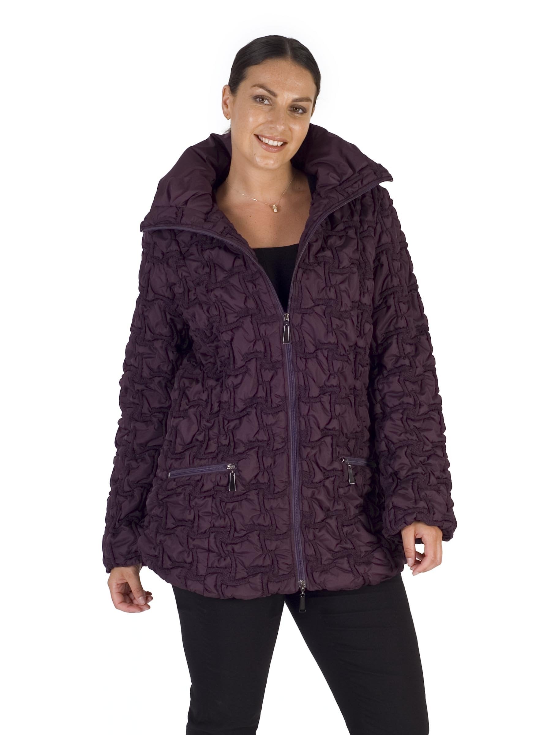 Plum hotsell quilted jacket