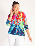 Multi Colour Burst Print Jumper