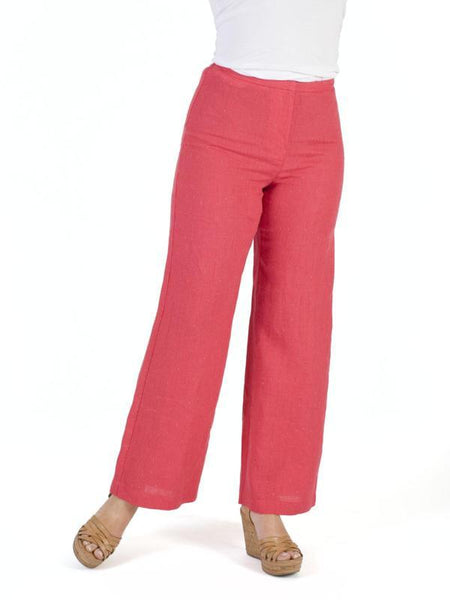 Coral Pinstripe Trouser