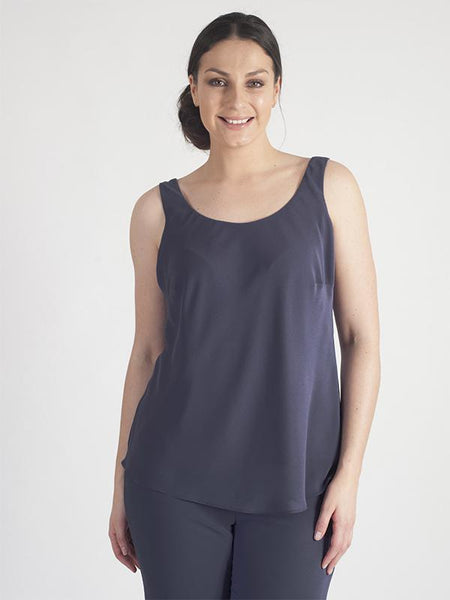 Pewter Chiffon Camisole | Chesca
