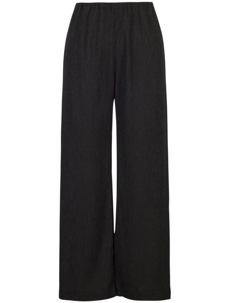 Black Chiffon Trouser with Jersey Lining | Chesca