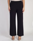 Aubergine Button Detail Jersey Trouser