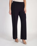 Aubergine Button Detail Jersey Trouser