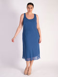 Bluebird Bias Cut Chiffon Dress