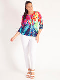 Multi Colour Burst Print Jumper