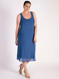 Bluebird Bias Cut Chiffon Dress