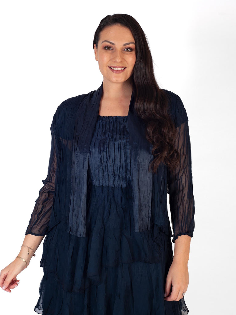 navy blue shrug for dresses 616X