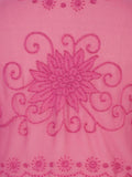 Rose Pink Embroidered and Beaded Bolero