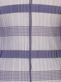 Hyacinth Sheer & Stripe Crush Pleat Short Shrug