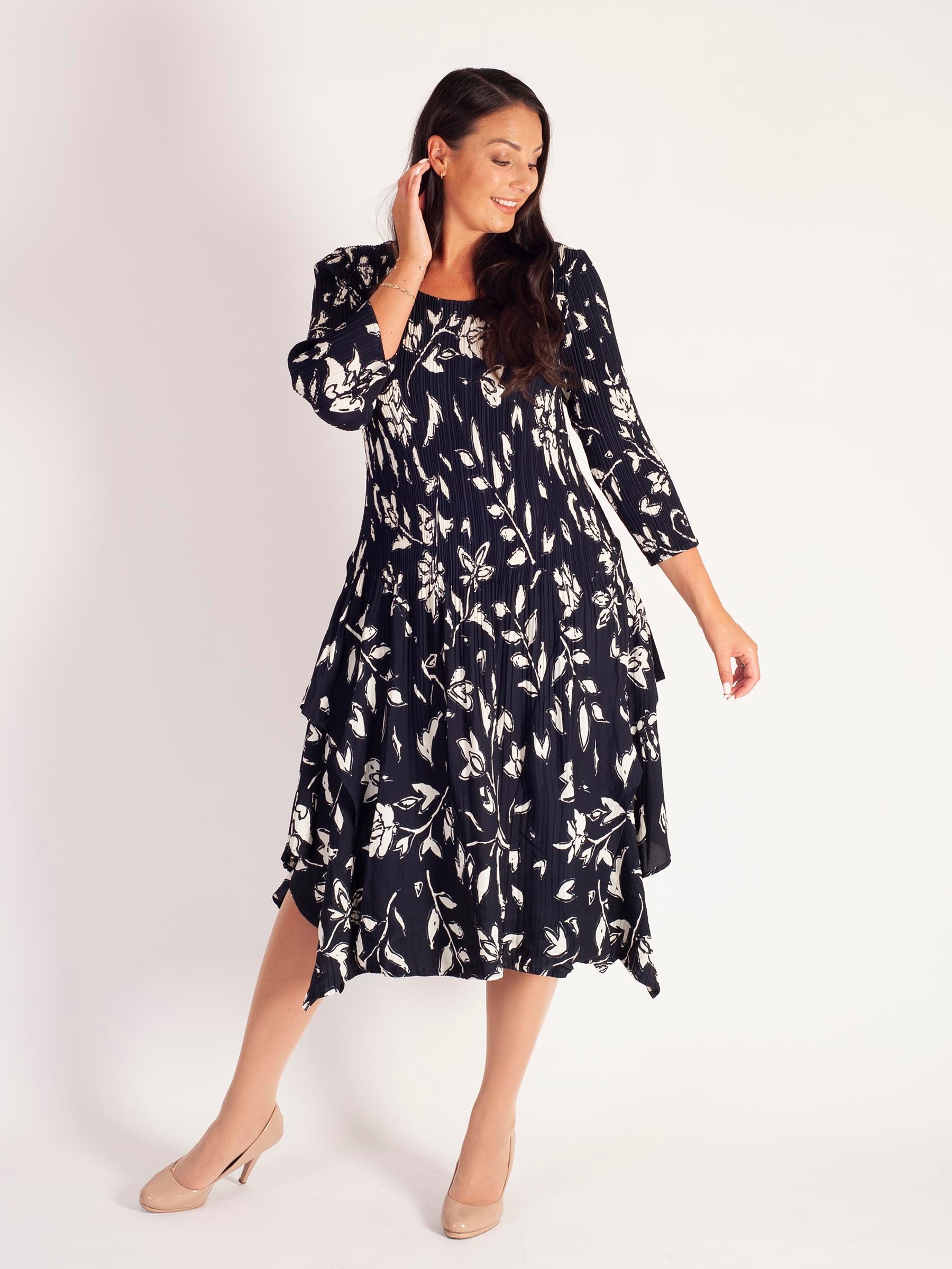 Chesca navy clearance dress