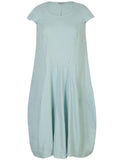 Aqua Linen Dress