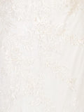 Ivory Lace Lined Bead/Emb Godet Tulle Wedding Dress