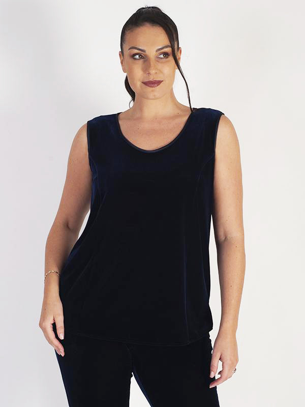 Velvet Floaty & Fabulous Sleeveless Top