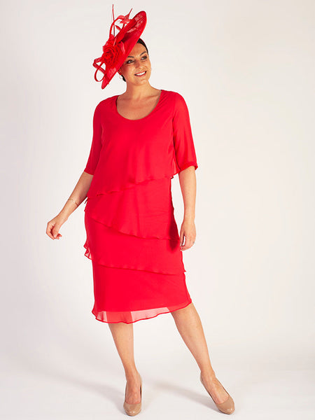 Poppy Multi Layered Chiffon Dress