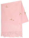 Pink Cashmere Blend Dragonfly Wrap