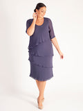 Violetta Multi Layered Chiffon Dress