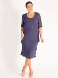Violetta Multi Layered Chiffon Dress