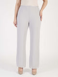 Soft Grey Chiffon Trouser (front view)