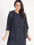 Smoke Chiffon Shawl