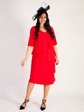 Poppy Multi Layered Crepe Dress