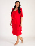 Poppy Multi Layered Crepe Dress