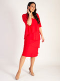 Poppy Multi Layered Crepe Dress