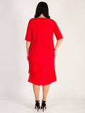 Poppy Multi Layered Crepe Dress